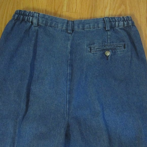 WHITE STAG WOMEN'S SIZE 14 TALL JEANS DARK BLUE DENIM TROUSER STYLE STRAIGHT LEG - Picture 6 of 9